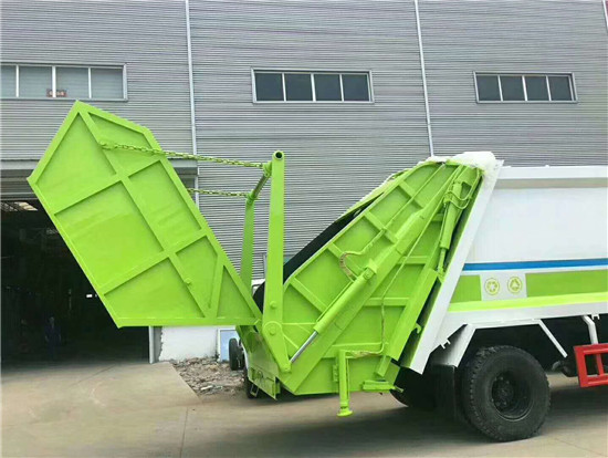 东风天锦压缩（摆臂式）垃圾车（12方）