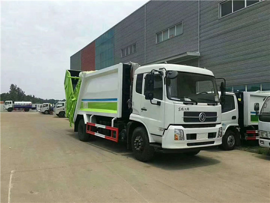 东风天锦压缩（摆臂式）垃圾车（12方）