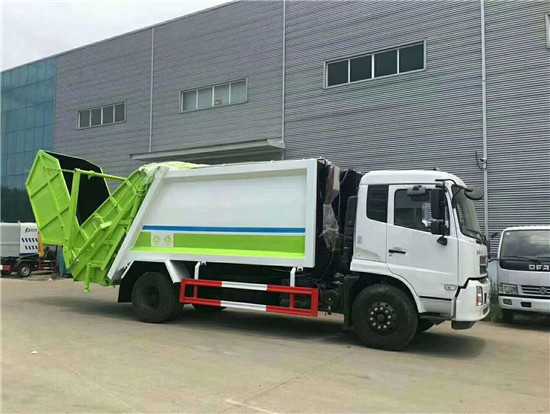 东风天锦压缩（摆臂式）垃圾车（12方）