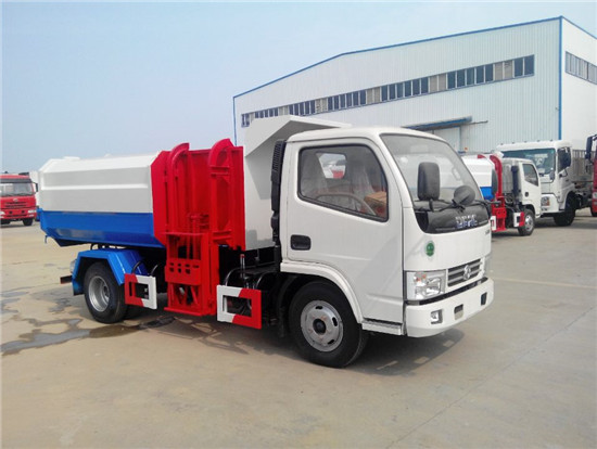 东风福瑞卡5方挂桶垃圾车