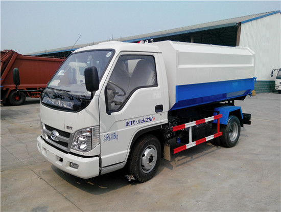 福田小卡之星3方挂桶垃圾车