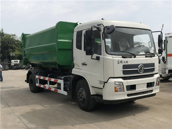 东风天锦车厢可卸式垃圾车
