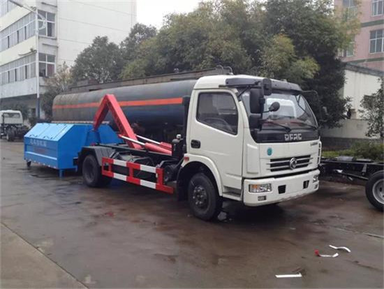 东风多利卡6—8方勾臂垃圾车