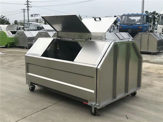 3方不锈钢勾臂垃圾箱