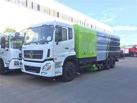 东风天龙后双桥洗扫车