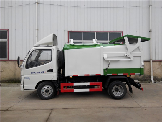 国内首款福田三方对接压缩垃圾车