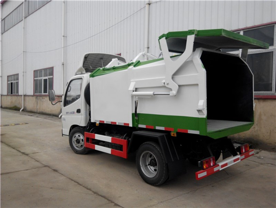 国内首款福田三方对接压缩垃圾车