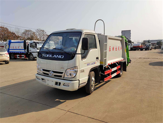 福田蓝牌三方压缩垃圾车