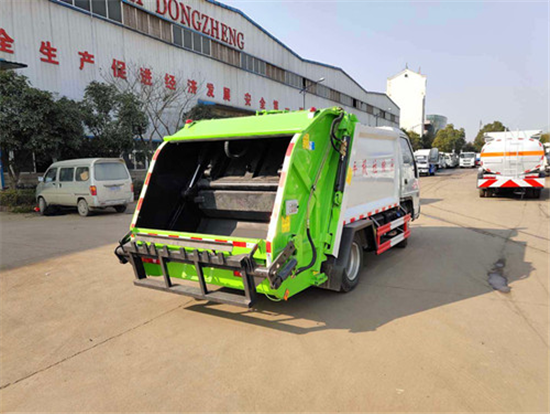 福田蓝牌三方压缩垃圾车