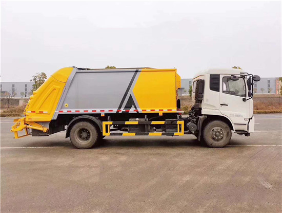 新款天锦高端压缩垃圾车