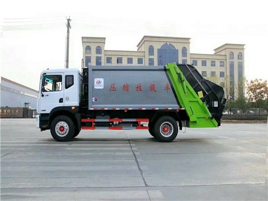 东风D9压缩带斗式垃圾车