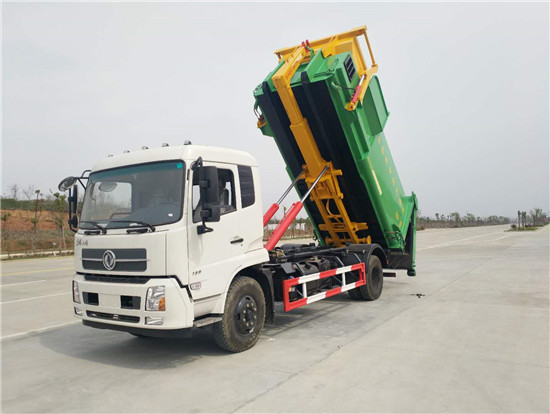 东风天锦勾臂压缩垃圾车
