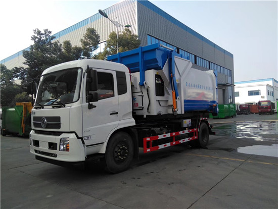 东风天锦勾臂压缩垃圾车