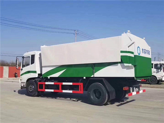 东风天锦自卸翼展式垃圾车