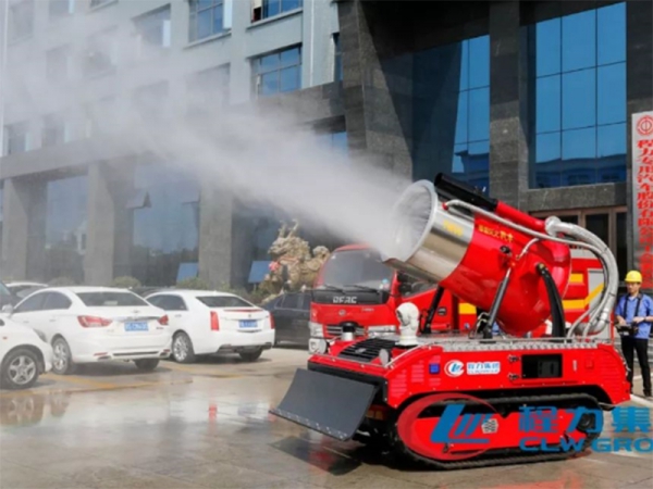 履带式排烟灭火机器人